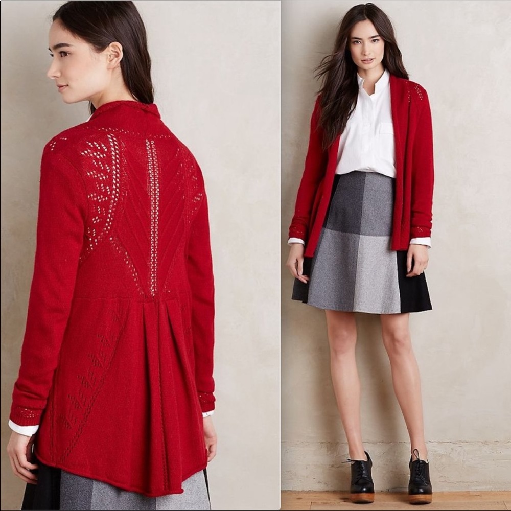 Anthropologie Knitted & Knotted Cardigan